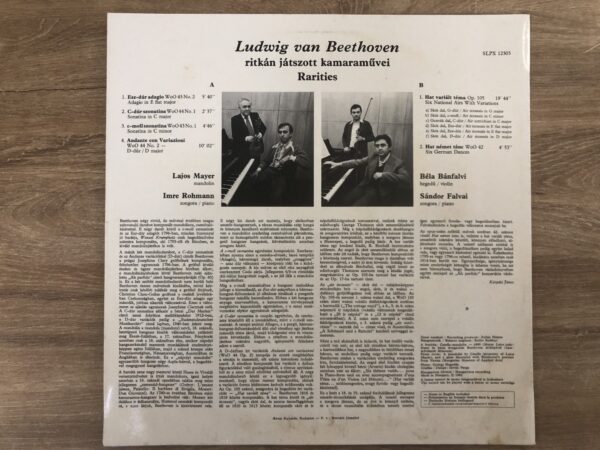 Beethoven Rarities (For Mandolin And Piano, For Violin And Piano) - Image 3