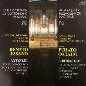 A. Vivaldi - Four Concertos For Four Violins, Strings And Harpsichord From "L'Estro Armonico", Op. 3