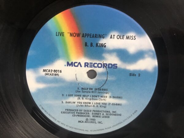B.B. King - B.B. King "Now Appearing" At Ole Miss (2 LP) - Image 8
