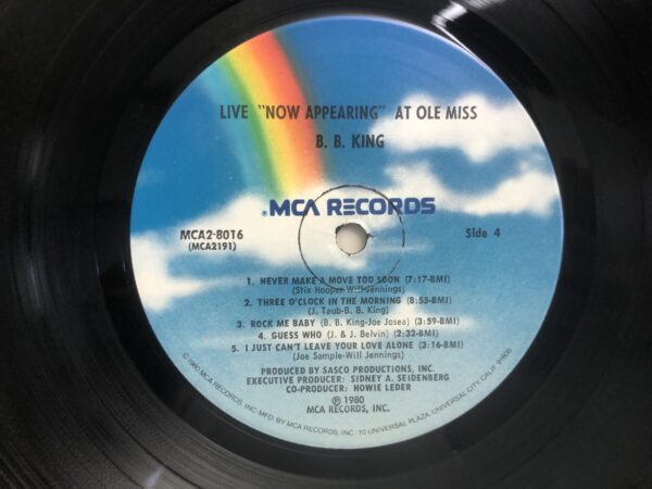 B.B. King - B.B. King "Now Appearing" At Ole Miss (2 LP) - Image 5