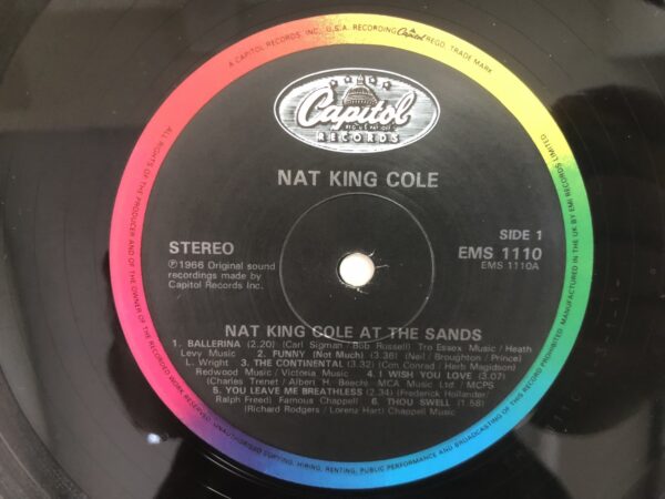 Nat King Cole - At The Sands - Image 6