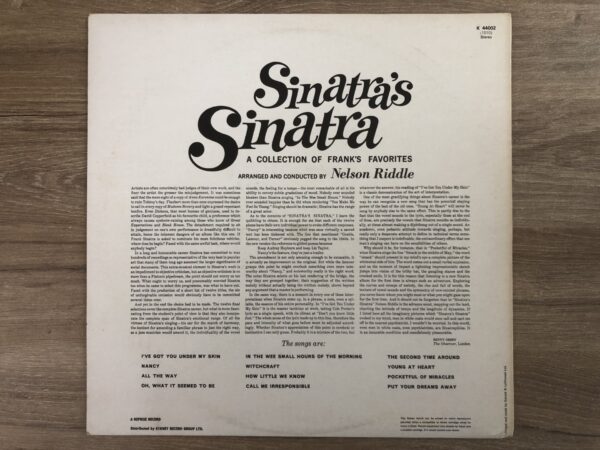 Frank Sinatra - Sinatra's Sinatra - Image 3