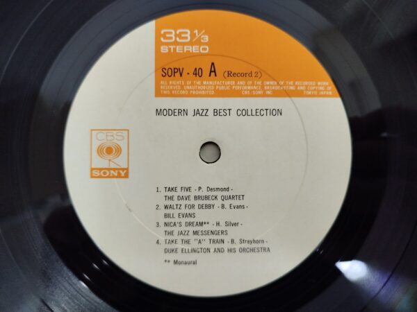Miles Davis, Dave Brubeck, Thelonious Monk - Modern Jazz Collection (2LP, JP) - Image 8