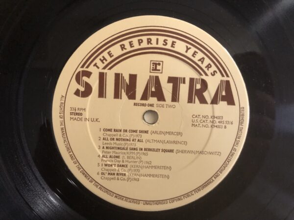 Frank Sinatra - Sinatra The Reprise Years Vol. 1 - Image 6