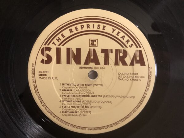 Frank Sinatra - Sinatra The Reprise Years Vol. 1 - Image 5