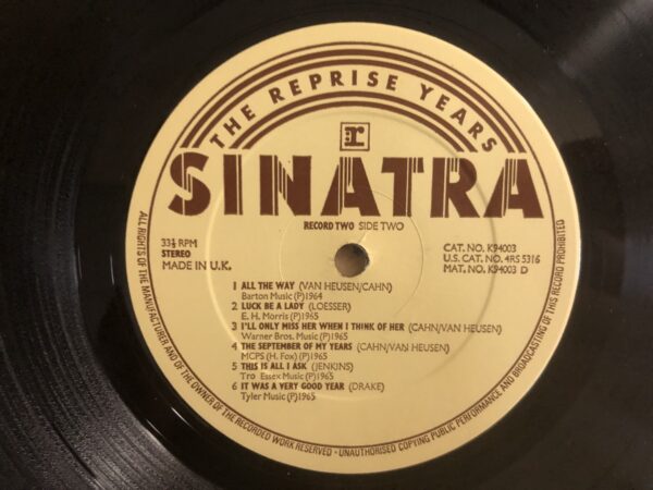 Frank Sinatra - Sinatra The Reprise Years Vol. 3 - Image 6