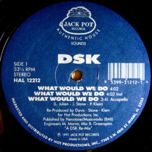DSK - What Would We Do / Read My Lips (House, Break)