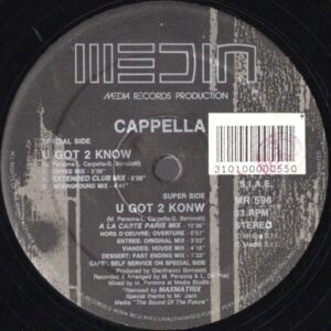 Cappella - U Got 2 Know (Euro House, Italodance)