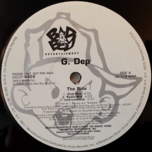 G. Dep - The Ride / Danger Zone