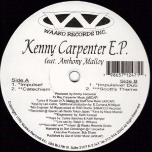 Kenny Carpenter Feat. Anthony Malloy - E.P. (Garage House)