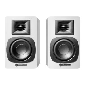 Audio-Technica - AT-SP3XWH (White) Powered Bookshelf Speakers