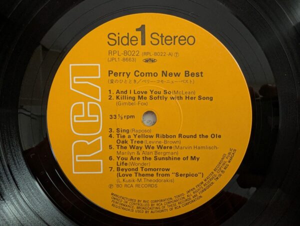 Perry Color Perry Como - Perry Como New Best (JP) - Vinyl.ge - მუსიკალური ვინილები ...